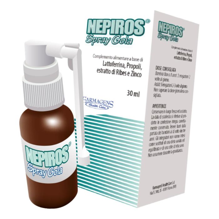 Farmagens Health Care Nepiros Spray Gola 30 Ml Nuova Formula