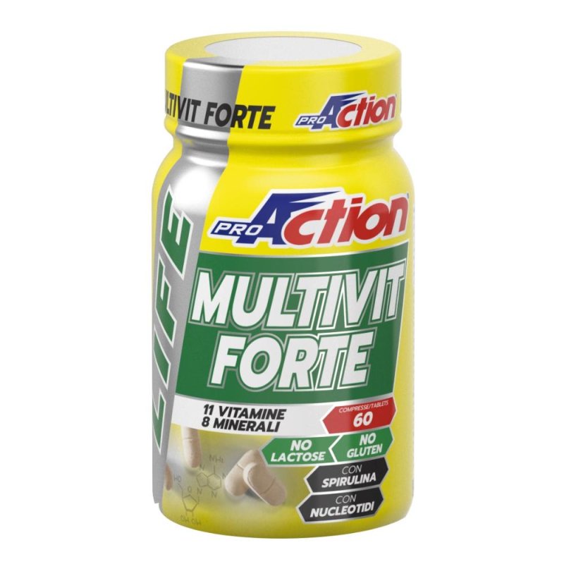 Proaction Multivit Forte compresse - integratore multivitaminico e minerale per sportivi Proaction Multivit Forte compresse - integratore multivitaminico e minerale per sportivi