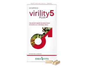 Erba Vita Linea Benessere Uomo Virility 5 Plus Integratore Alimentare 45 Capsule