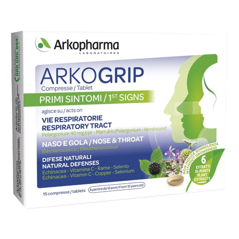 Arkogrip Compresse 15 Compresse integratore alimentare Arkogrip Compresse 15 Compresse integratore alimentare