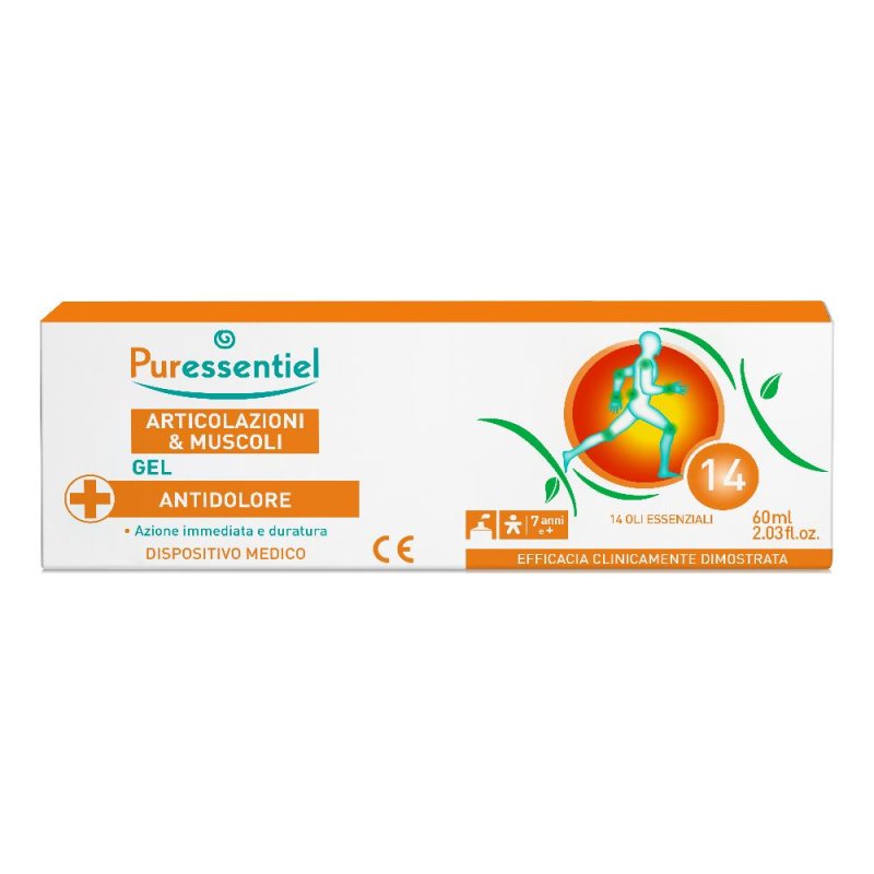Puressentiel Articolazioni e Muscoli - Gel con 14 Oli Essenziali 60 ml