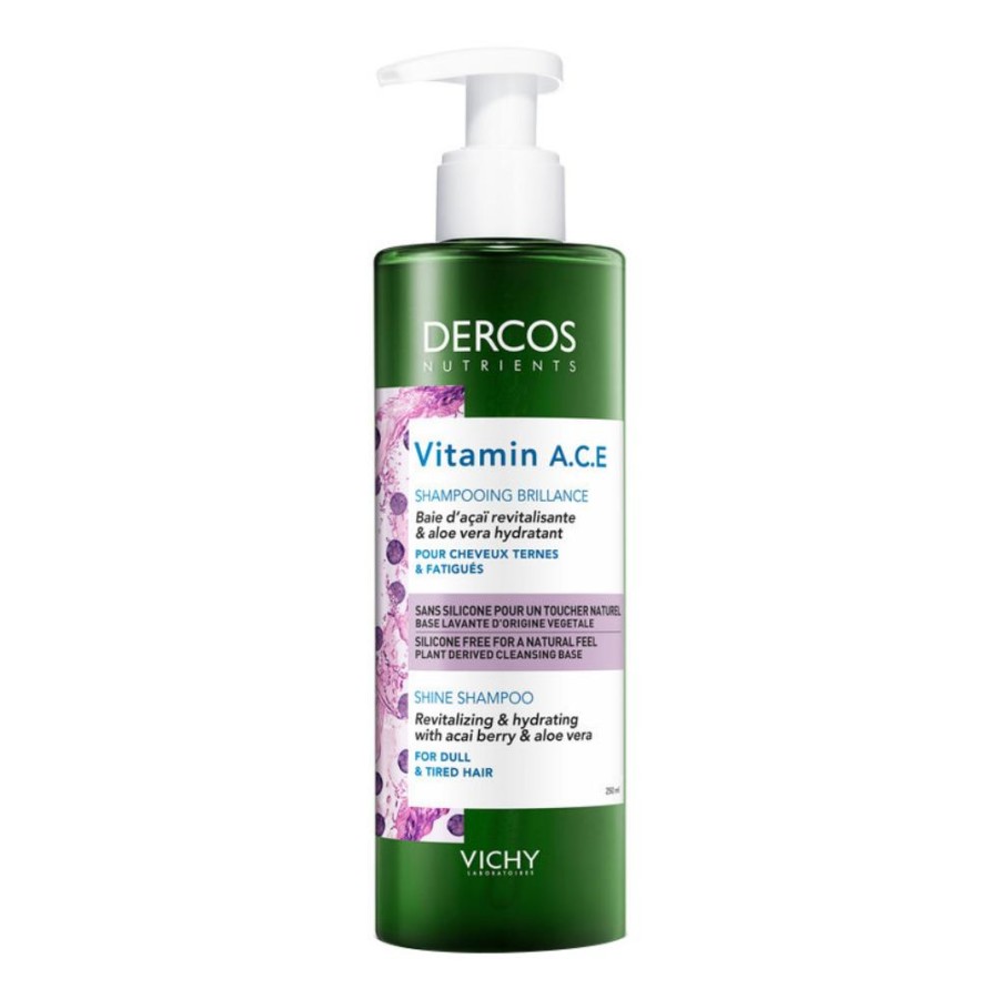 Dercos Innovazione e Bellzza dei Capelli Detox Shampoo Nutriente Illuminante Vitamine A C E 250 ml