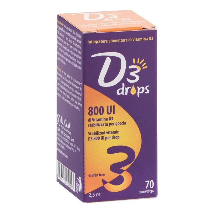 D3 DROPS 800 UI 2,5ML D3 DROPS 800 UI 2,5ML