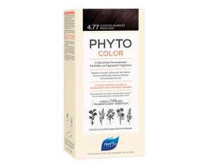 Phyto Capelli Sani e Splendenti Phyto Color Colorazione Permanente Delicata 4.77 Castano Marrone Intenso