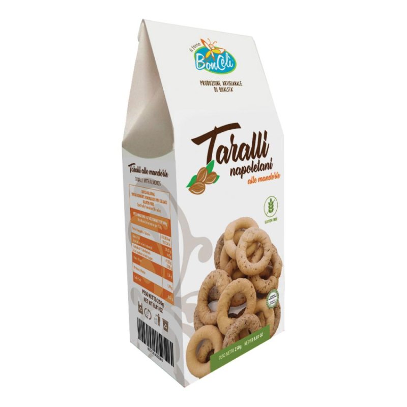 BONCELI' TARALLI MANDORLE 250G BONCELI' TARALLI MANDORLE 250G
