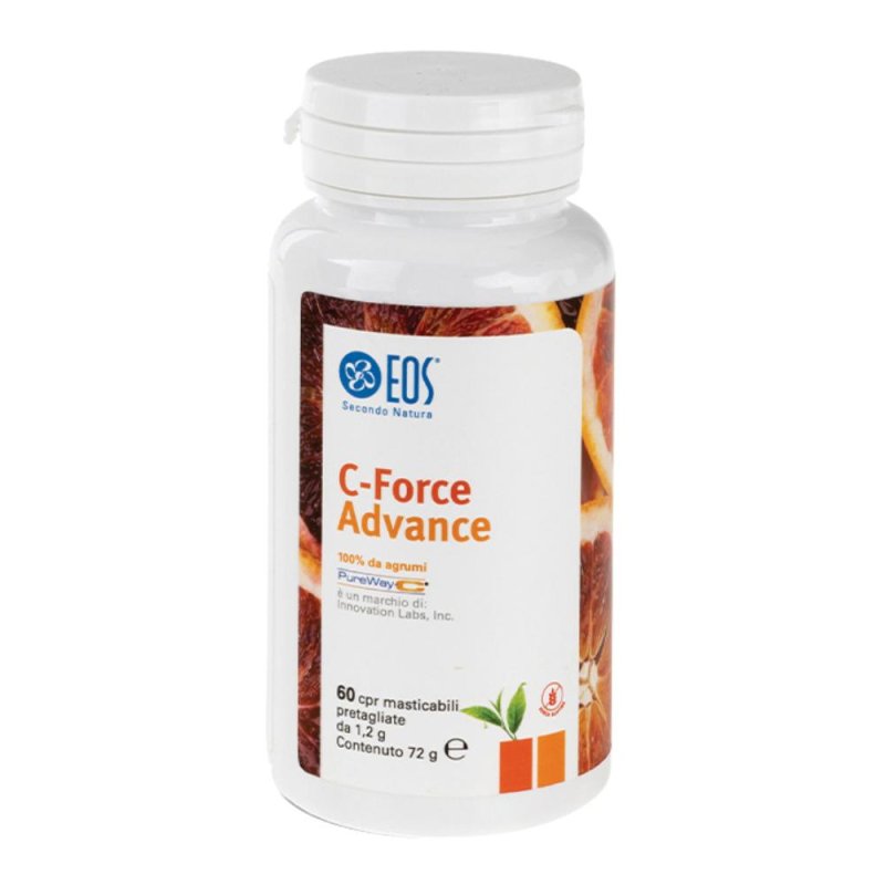 Eos C Force Advance Integratore Vitamina C 60 Compresse Masticabili Eos C Force Advance Integratore Vitamina C 60 Compresse Masticabili