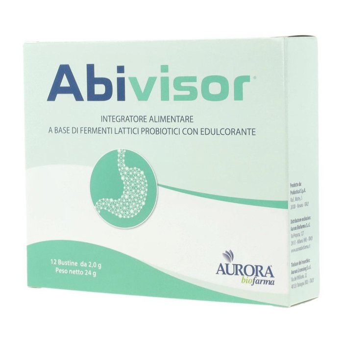 Aurora Biofarma Abivisor 12 Bustine Da 2 G Aurora Biofarma Abivisor 12 Bustine Da 2 G