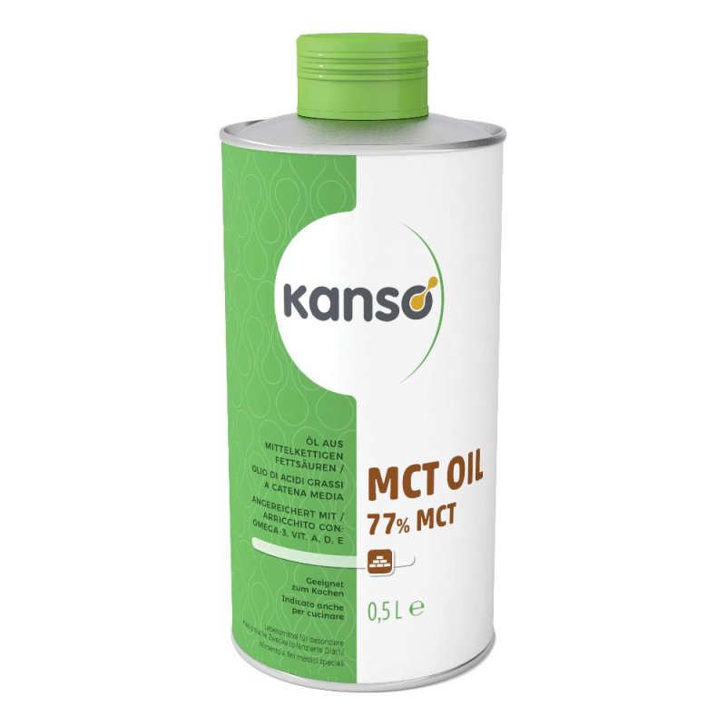 Kanso MCT Oil 77% 500 ml – Olio di Trigliceridi a Catena Media da Olio di Cocco per Dieta Chetogenica e Low Carb Kanso MCT Oil 77% 500 ml – Olio di Trigliceridi a Catena Media da Olio di Cocco per Dieta Chetogenica e Low Carb
