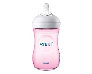 AVENT BIB NAT PP ROSA 260ML