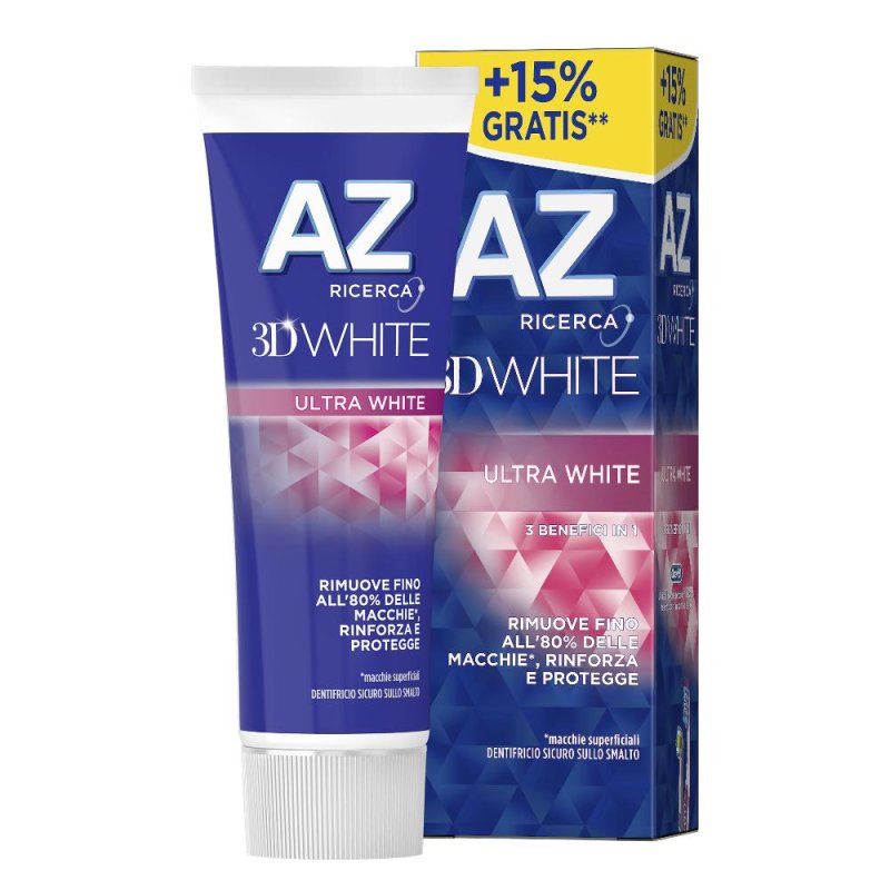Procter & Gamble Dentifricio Oral B Az 3d Ultrawhite 60 + 15 Ml Procter & Gamble Dentifricio Oral B Az 3d Ultrawhite 60 + 15 Ml