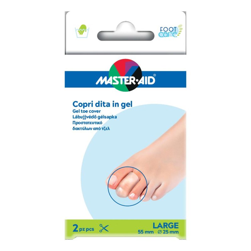 Master-Aid Copri Dita in Gel Misura Large 2 Pezzi Master-Aid Copri Dita in Gel Misura Large 2 Pezzi