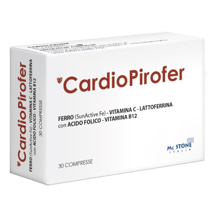 Cardiopirofer Mc Stone Italia 30 Compresse Cardiopirofer Mc Stone Italia 30 Compresse