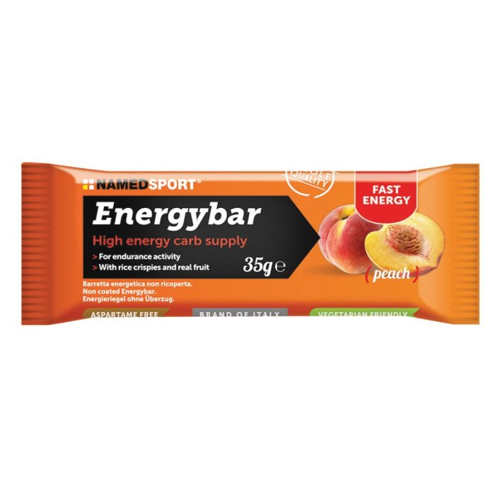  Total energy fruitbar peach 35 g barretta energetica con purea di pesca