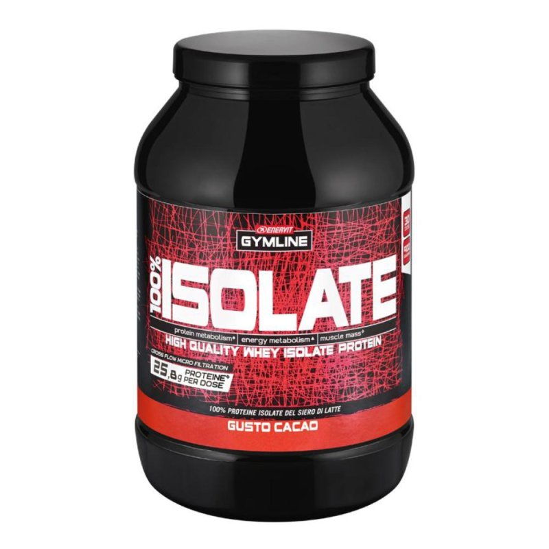 Enervit Gymline 100% Whey Isolate Protein Cacao 900 Grammi Enervit Gymline 100% Whey Isolate Protein Cacao 900 Grammi