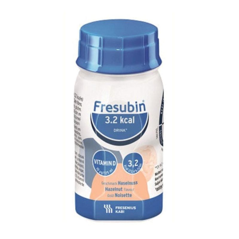 Fresenius Kabi Fresubin 3.2 KCAL Drink gusto Nocciola 4 x 125ml Fresenius Kabi Fresubin 3.2 KCAL Drink gusto Nocciola 4 x 125ml