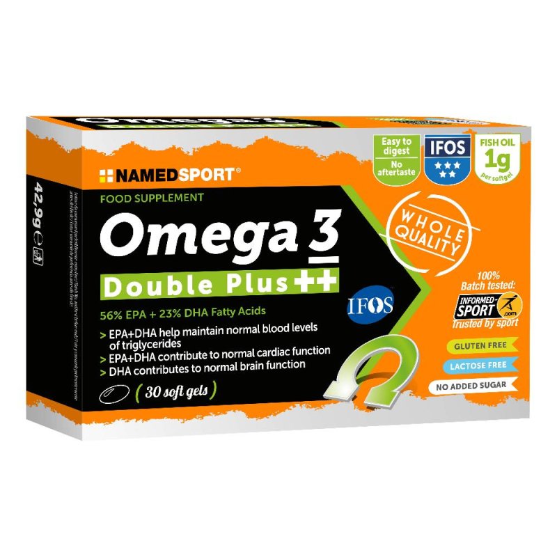 Named sport Omega 3 Double Plus 30 Soft Gel Named sport Omega 3 Double Plus 30 Soft Gel
