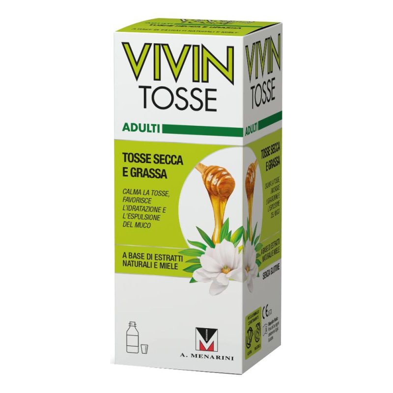Menarini Dispositivi Medici Vivin Tosse Integratore Sciroppo 150 ml Menarini Dispositivi Medici Vivin Tosse Integratore Sciroppo 150 ml