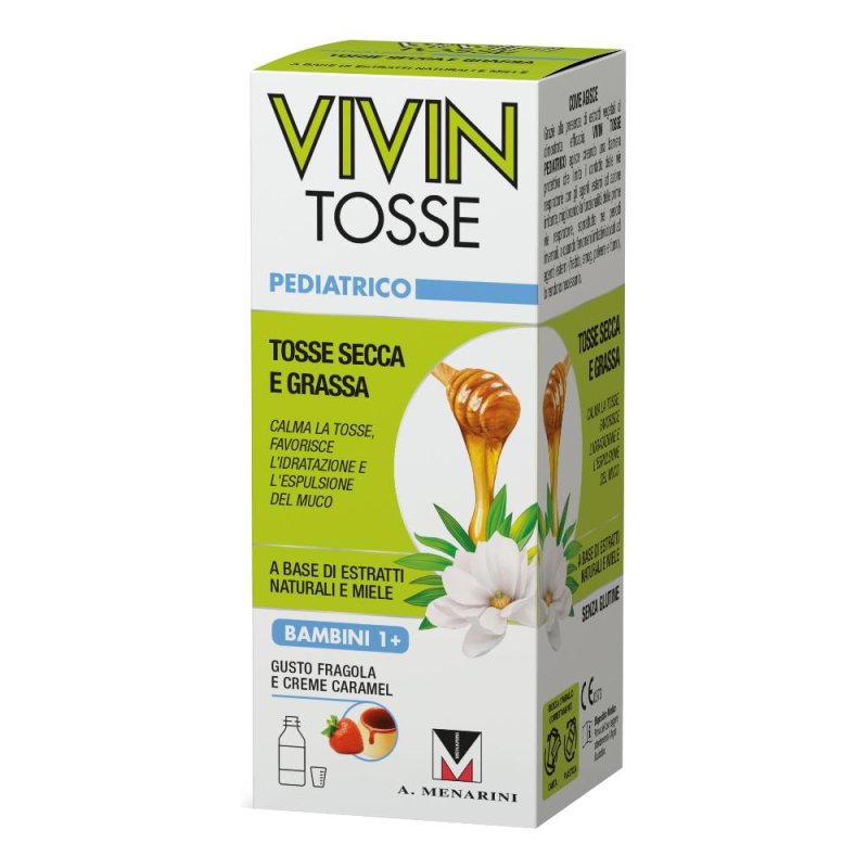 Menarini Dispositivi Medici Vivin Tosse Pediatrico Sciroppo 150 ml Menarini Dispositivi Medici Vivin Tosse Pediatrico Sciroppo 150 ml