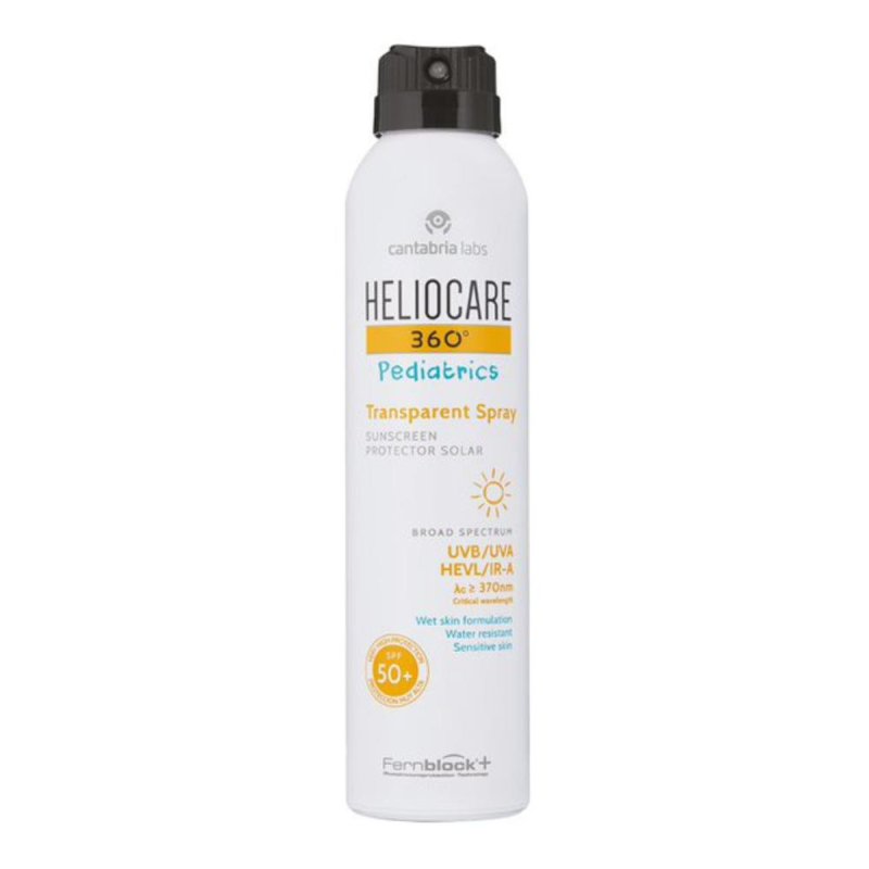 Heliocare 360 &deg;  Pediatrics Transparent Spray SPF50+ Solare Corpo Bambini 200 ml