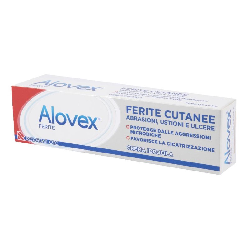 Alovex Ferite Crema Idrofila Abrasioni Ustioni Ulcere 30 ml Alovex Ferite Crema Idrofila Abrasioni Ustioni Ulcere 30 ml
