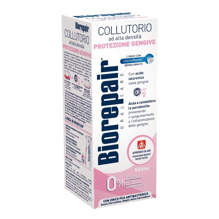 Biorepair Igiene Orale Quotidiana Collutorio con MIcrorepair Protezione Gengive 500 ml Biorepair Igiene Orale Quotidiana Collutorio con MIcrorepair Protezione Gengive 500 ml