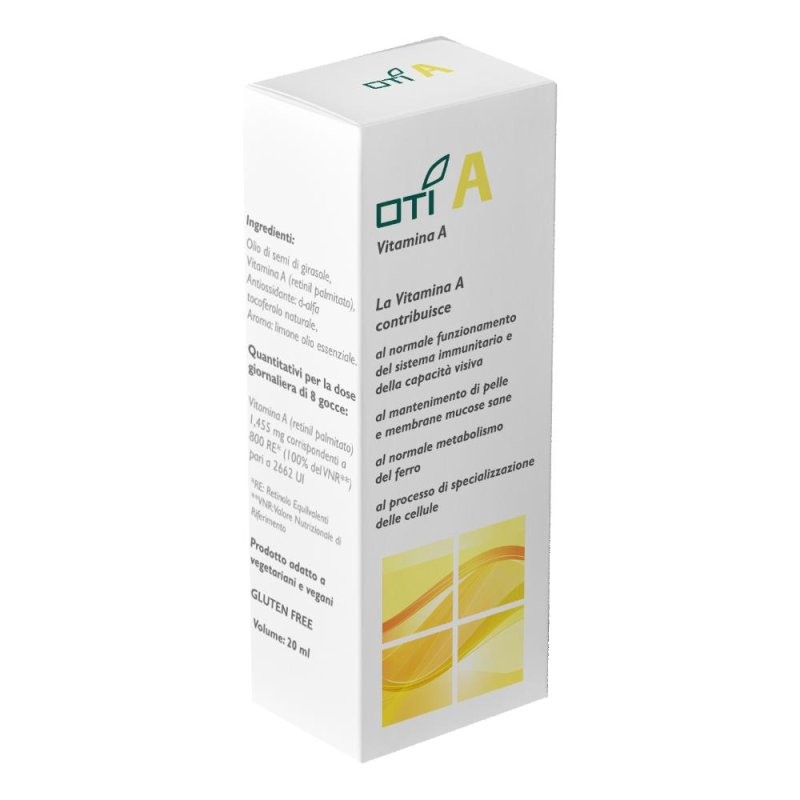 Oti A Integratore di Vitamina A in Gocce 20 ml Oti A Integratore di Vitamina A in Gocce 20 ml
