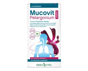 Erba Vita Group Mucovit Pelargonium Forte Integratore Alimentare 30 Compresse
