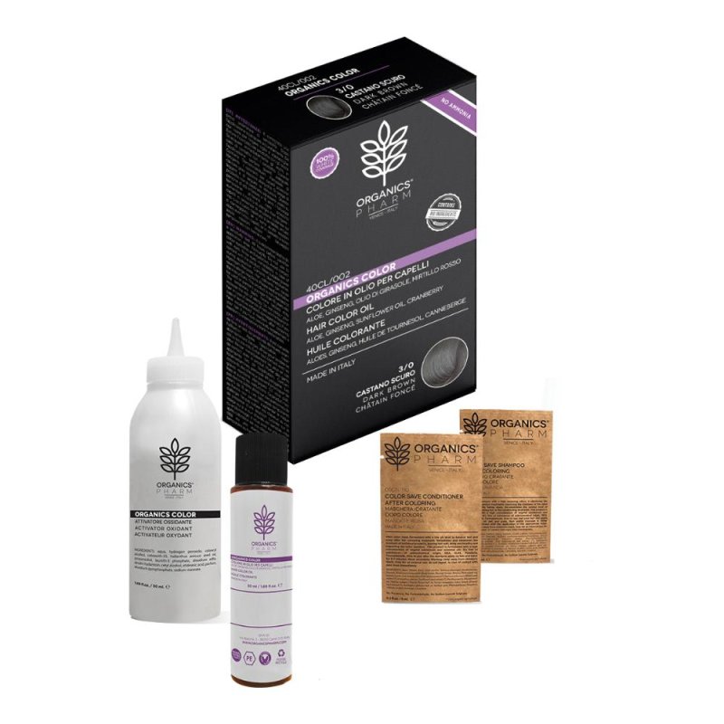 ORG PH ORGANIC 3/0 castano scuro - tinta capelli in olio senza ammoniaca con ginseng e mirtillo rosso ORG PH ORGANIC 3/0 castano scuro - tinta capelli in olio senza ammoniaca con ginseng e mirtillo rosso