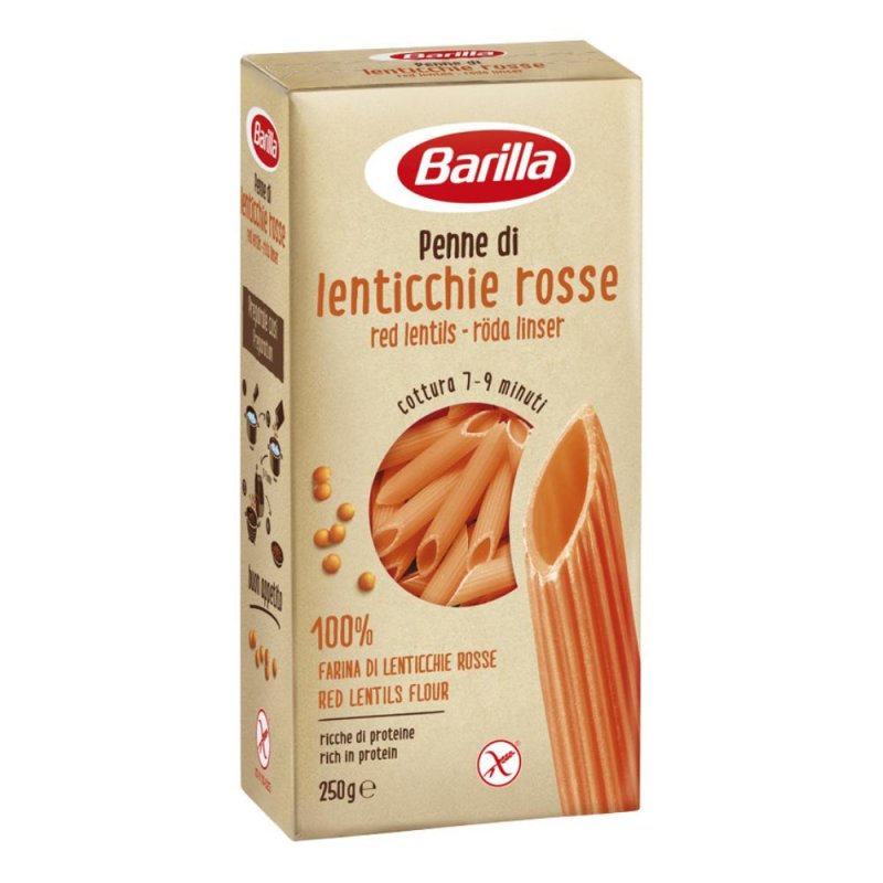 BARILLA PENNE LENTIC ROS 250G BARILLA PENNE LENTIC ROS 250G