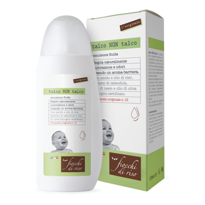 Artsana Fiocchi Di Riso Talco Non Talco 120 Ml
