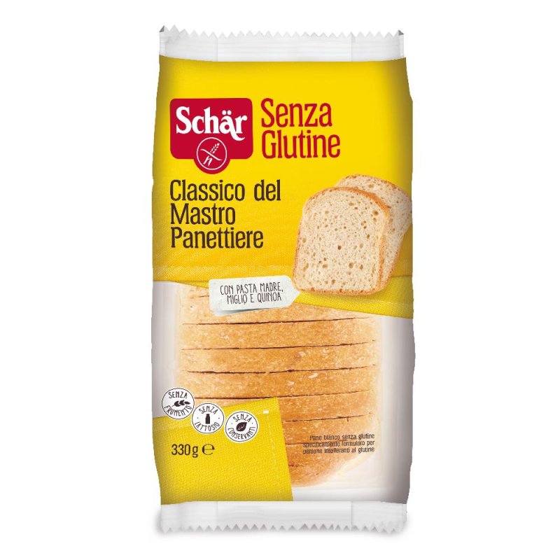 Schar Classico Del Mastro Panettiere Pane Bianco Senza Glutine 330g Schar Classico Del Mastro Panettiere Pane Bianco Senza Glutine 330g