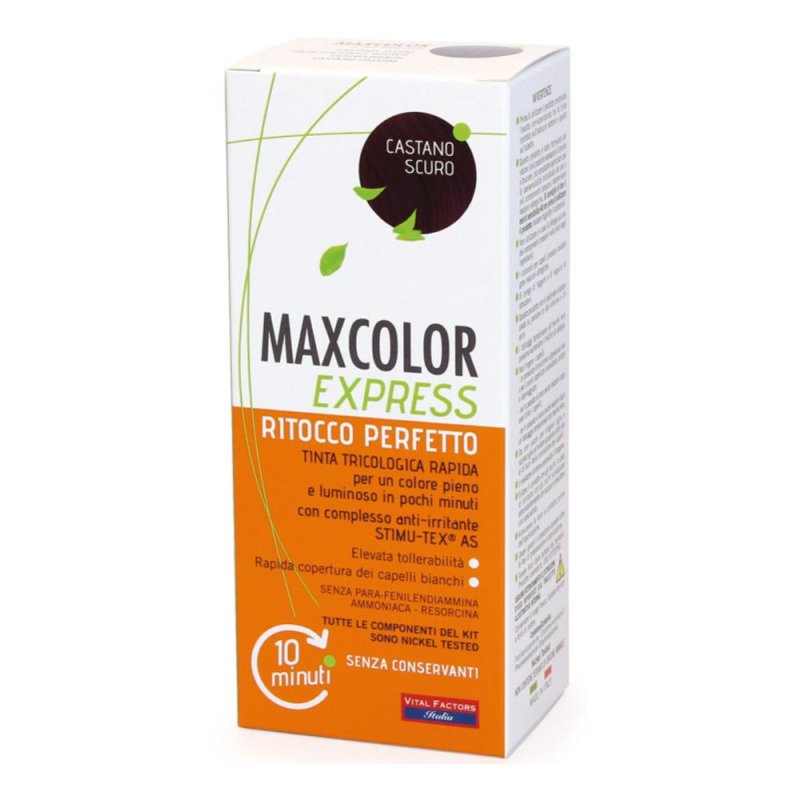 Vital Factors MaxColor Express Ritocco Perfetto Tinta Capelli Castano Scuro Vital Factors MaxColor Express Ritocco Perfetto Tinta Capelli Castano Scuro