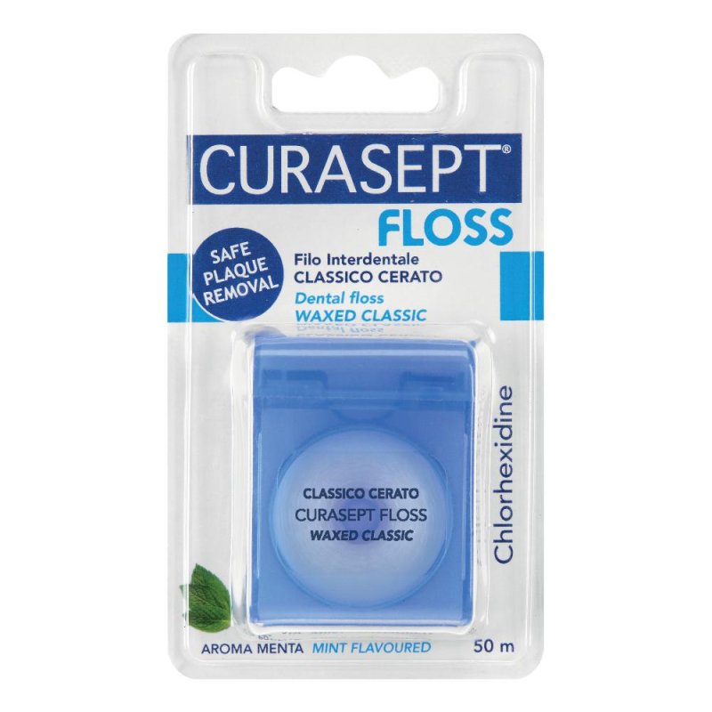 Curasept Floss Classico Cerato – Il Filo Interdentale Scorrevole e Resistente per una Pulizia Profonda Curasept Floss Classico Cerato – Il Filo Interdentale Scorrevole e Resistente per una Pulizia Profonda