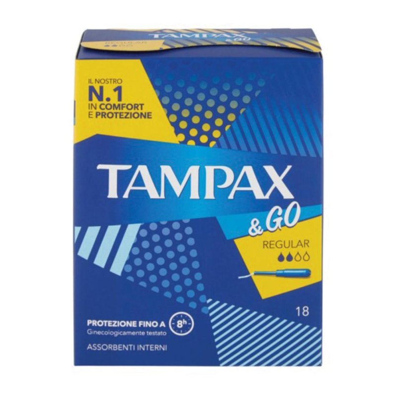 TAMPAX&GO Regular 18pz TAMPAX&GO Regular 18pz