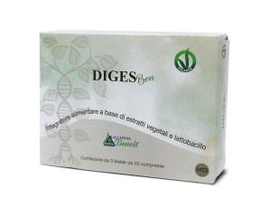 Digest Ben 60 compresse - integratore per digestione e benessere gastrico