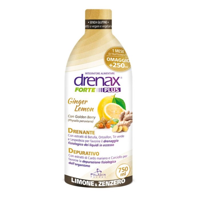 Paladin Pharma Drenax Forte Ginger Lemon 750 Ml Paladin Pharma Drenax Forte Ginger Lemon 750 Ml