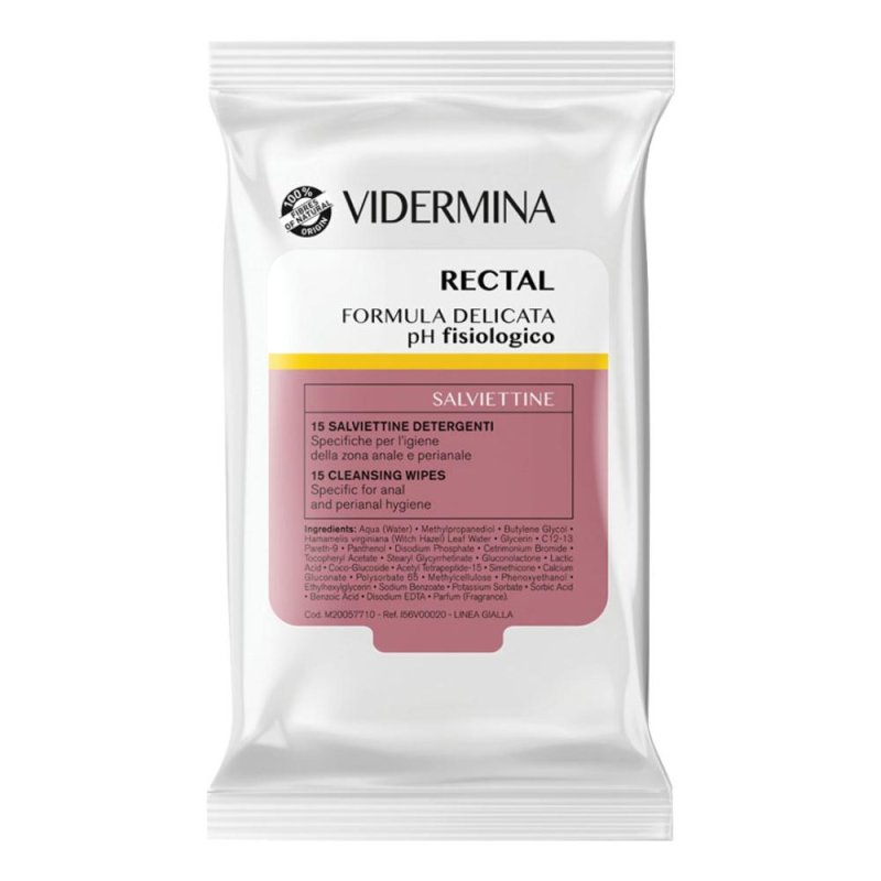 Ist.ganassini Vidermina Rectal Salviettine 15 Pezzi