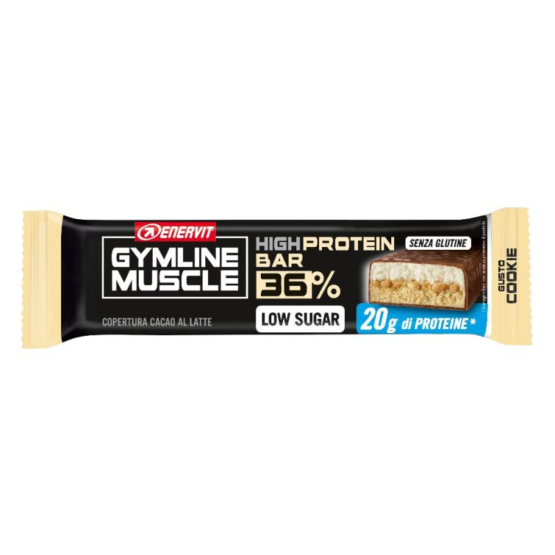 Enervit Gymline High Protein Bar 36% Cookie Barretta 55g Enervit Gymline High Protein Bar 36% Cookie Barretta 55g