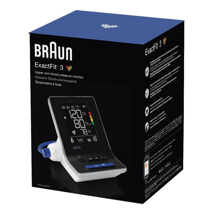 BRAUN EXACTFIT 3 Mis.Braccio BRAUN EXACTFIT 3 Mis.Braccio