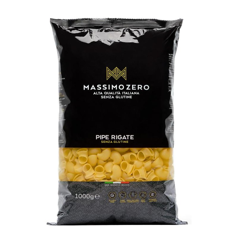Massimo Zero Pipe 1 kg – Pasta Senza Glutine Formato Pipe Massimo Zero Pipe 1 kg – Pasta Senza Glutine Formato Pipe