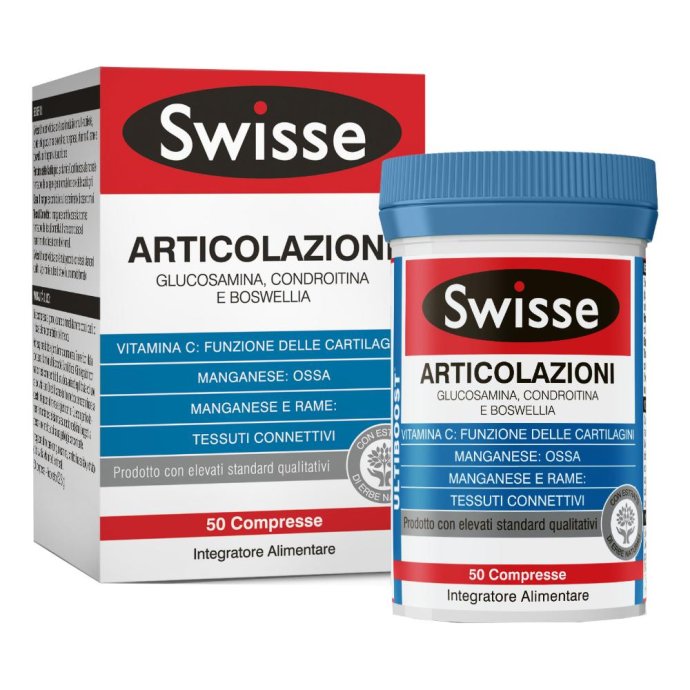 Swisse Articolazioni Integratore alimentare con glucosamina 50 Compresse Swisse Articolazioni Integratore alimentare con glucosamina 50 Compresse