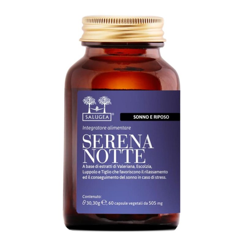 Salugea Serena Notte Integratore per il Rilassamento e il Sonno 60 capsule