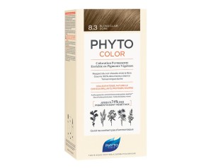 Phyto Capelli Sani e Splendenti Phyto Color Colorazione Permanente Delicata 8.3 Biondo Chiaro Dorato