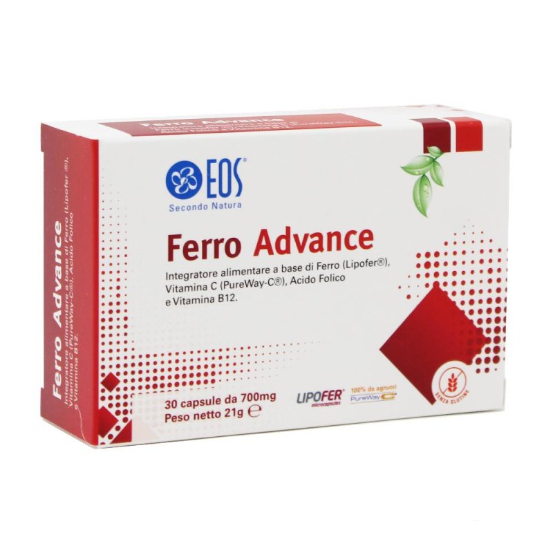 Eos Ferro Advance Integratore Alimentare 30 Capsule Eos Ferro Advance Integratore Alimentare 30 Capsule