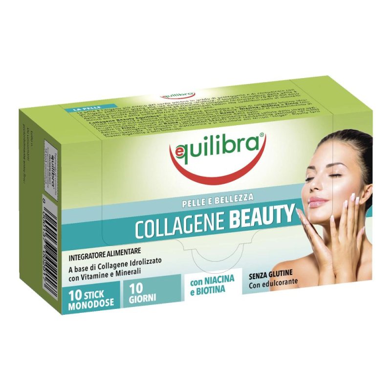 Equilibra Collagene Beauty Integratore Bellezza Pelle 10 Stick Monodose