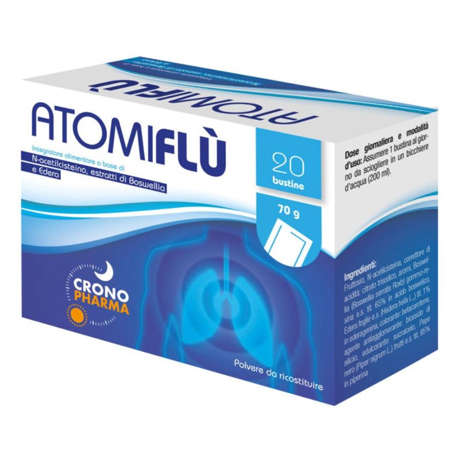 Crono Pharma Atomiflu' 20 Bustine Crono Pharma Atomiflu' 20 Bustine