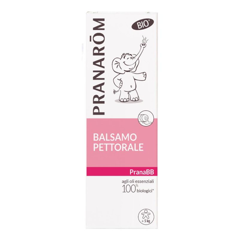 Pranarom Bebe Balsamo Pettorale Naturale per Bambini e Neonati 40 Millilitri
