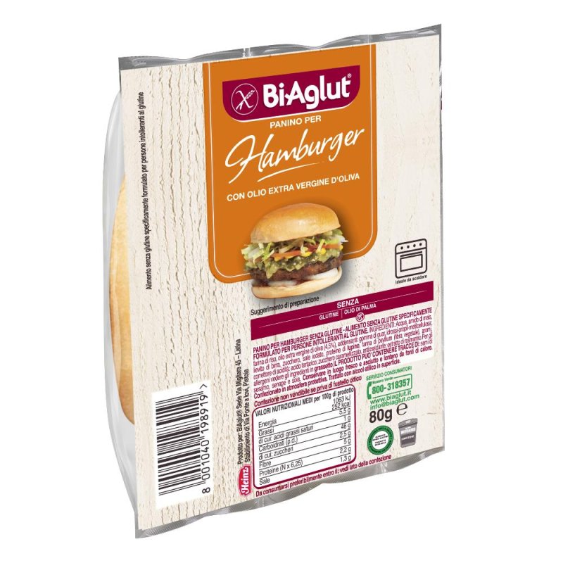 BIAGLUT PANINO HAMBURGER 80G BIAGLUT PANINO HAMBURGER 80G
