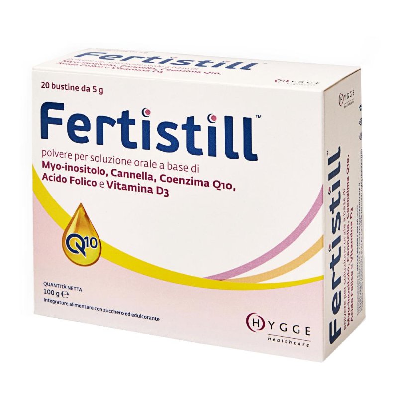 Fertistill 20 bustine da 5 g Integratore per fertilità femminile naturale Fertistill 20 bustine da 5 g Integratore per fertilità femminile naturale