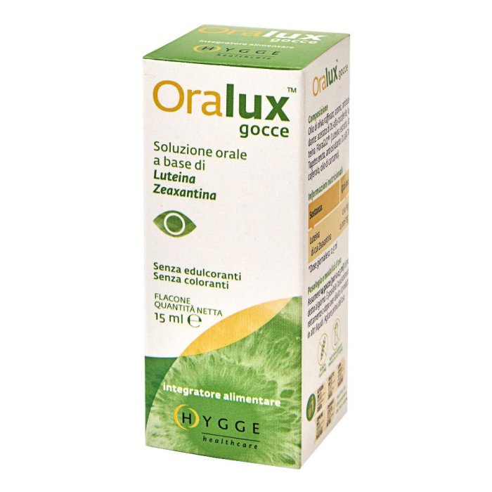 Hygge Oralux Gocce Integratore Alimentare 15ml